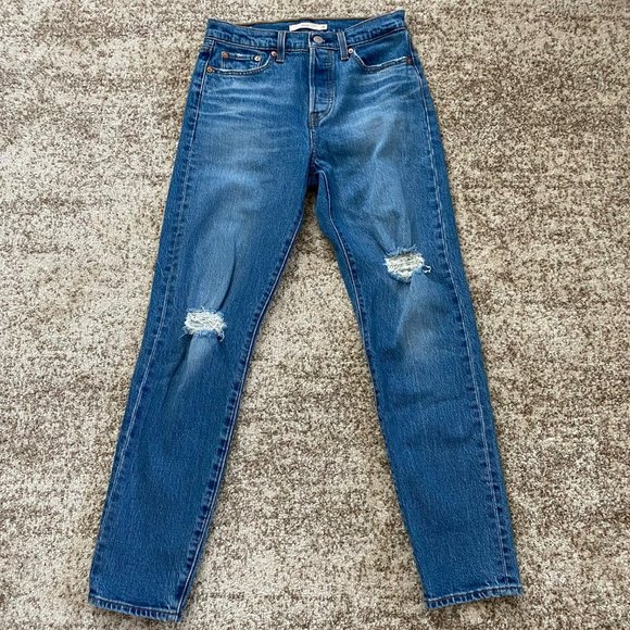 Levi’s Wedgie Straight Leg Jeans Size 26 - Picture 2 of 10